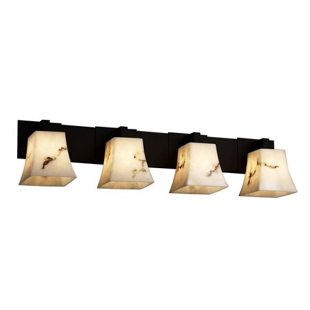 Justice Design Group FAL-8924-10-CROM LumenAria Collection Modular 4-Light Bath Bar